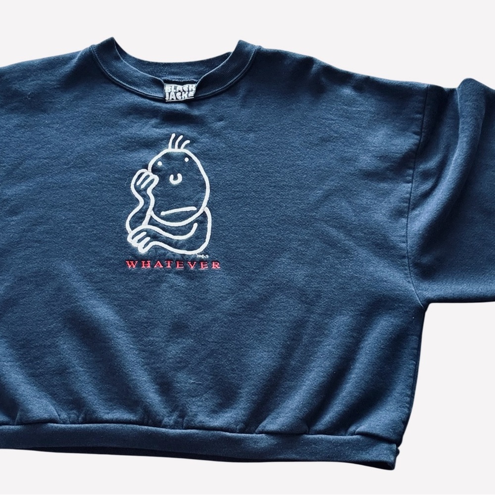 Blue Graphic Sweatshirt